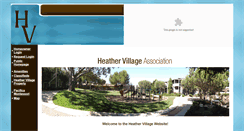 Desktop Screenshot of heathervillage.info