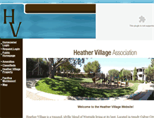 Tablet Screenshot of heathervillage.info